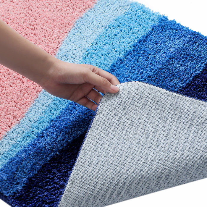 Blue River Bathroom Mat, Abstract Bath Mat, 50x80cm or 19x31 inches