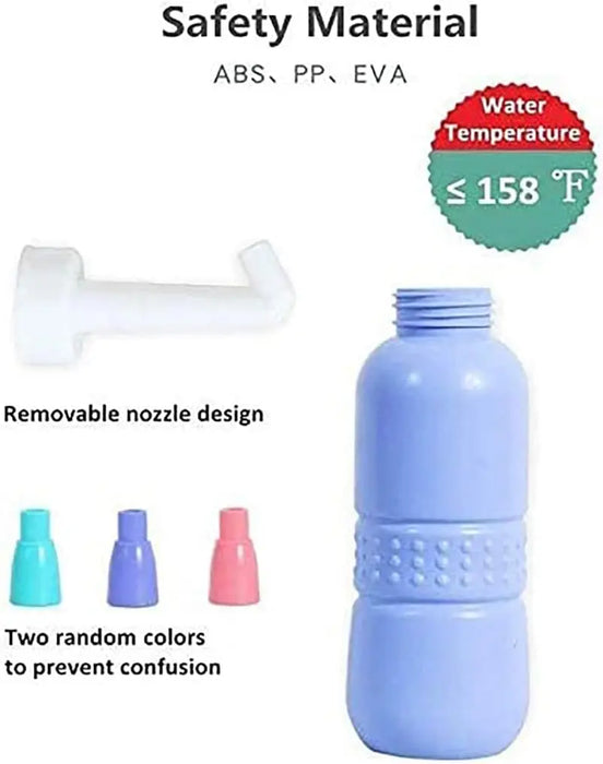 1pc Handheld Personal Portable Bottle,For Gentle Postpartum Care And Cleansing,Feminine Care Perineum Cleansing,With Storage Bag