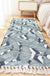 Feblilac Japanese Banana Leaves Cotton Woven Bedroom Mat