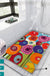 Colorful Flower Garden PVC coil Bathtub Mat and Shower Mat @Joy's design