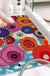 Colorful Flower Garden PVC coil Bathtub Mat and Shower Mat @Joy's design