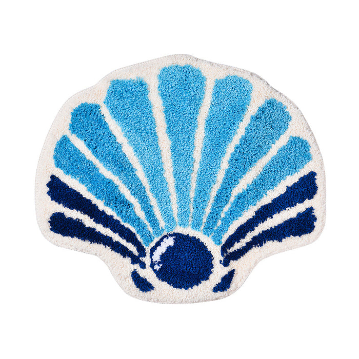 Blue Shell Bath Mat 27.1″x 31.5″ or 69x80 cm Clearance Sale