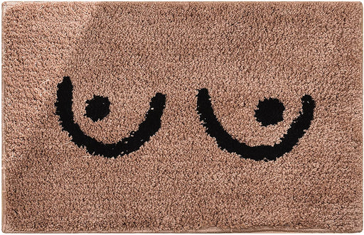 Brown Bs Bath Mat