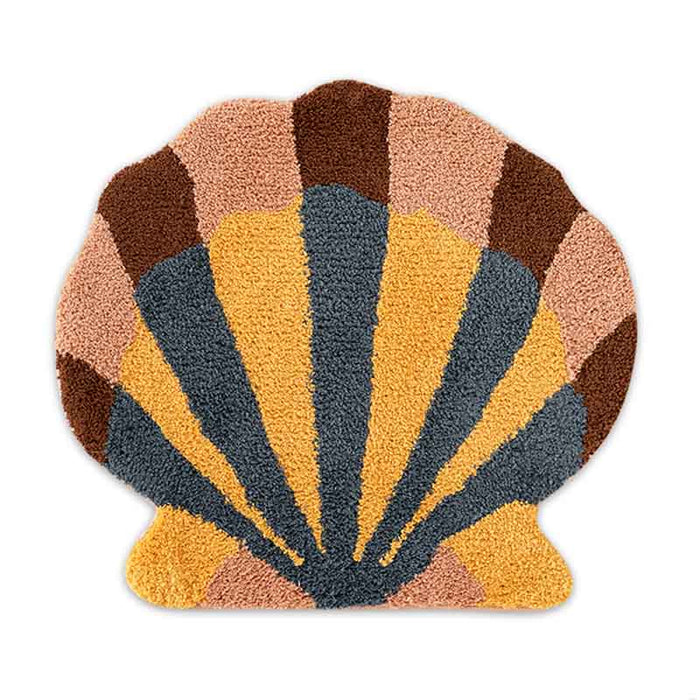 Brown Shell Area Rug