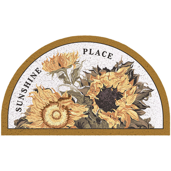 Brown Sunflower Entrance Door Mat Mom‘s Day Gift