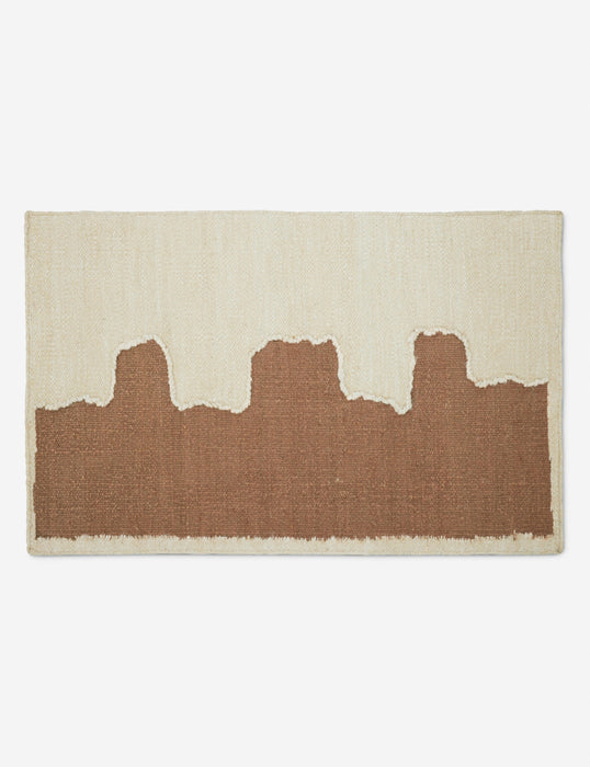 Butte Flatweave Linen Rug by Élan Byrd