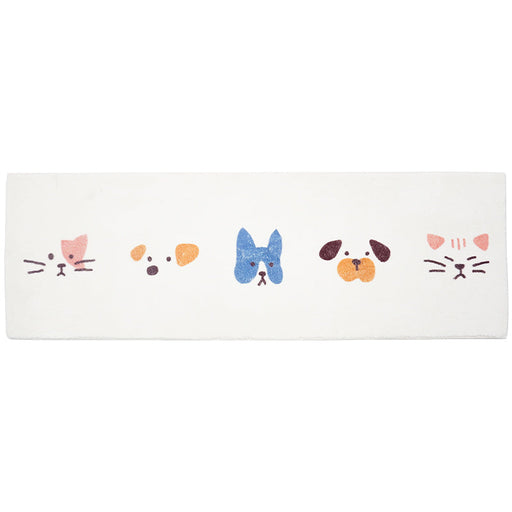 Cats and Dogs Together Bedroom Runner