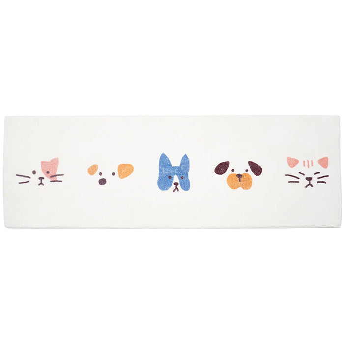 Cats and Dogs Together Bedroom Runner