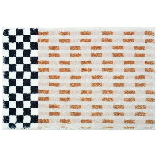 Changeable Check Bath Mat