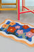 Colorful Flower Wave Bath Mat