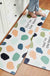 Feblilac Colorful Stones PVC Leather Kitchen Mat