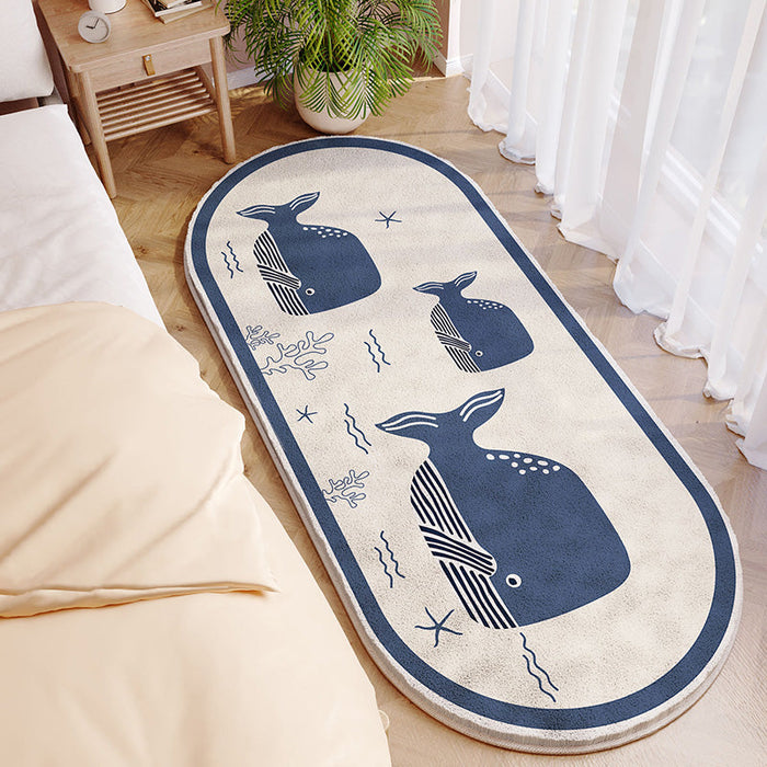 Blue Whales Runner for Kids Bedroom