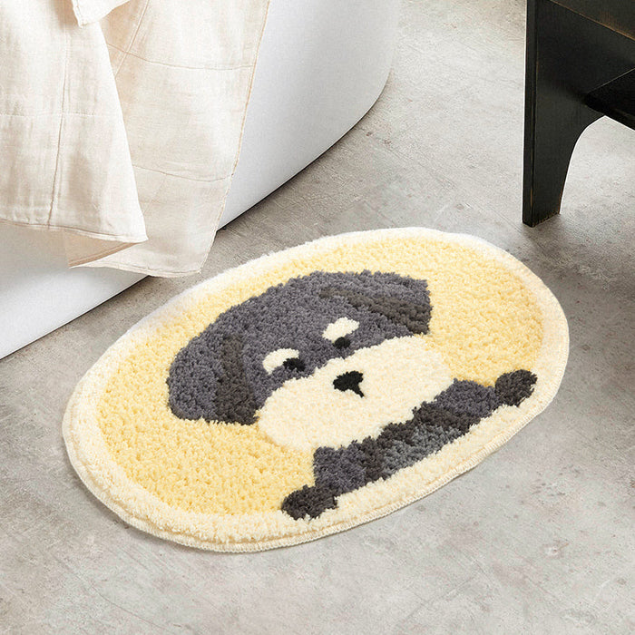 Cute Puppy Dog Bathroom Mat, 40x60cm and 50x80cm