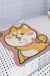 Cute Shiba Inu Dog PVC Bathroom Mat