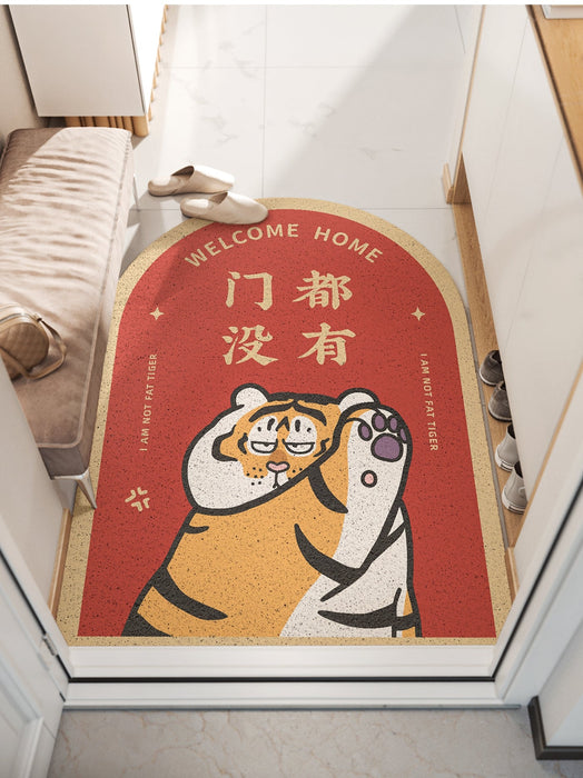 Cute Tigers PVC Entrance Door Mat