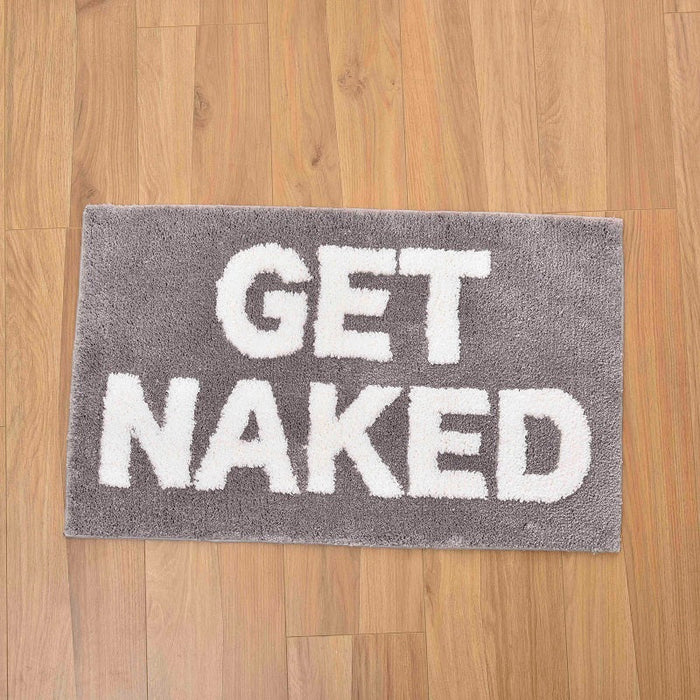 Feblilac Blue/Red/Grey Get Naked Bath Mat