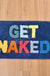 Feblilac Colorful Get Naked Bath Mat