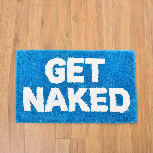 Feblilac Blue/Red/Grey Get Naked Bath Mat