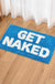 Feblilac Blue/Red/Grey Get Naked Bath Mat