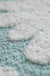 Feblilac Sky Blue Daisy Runner Mat for Bedroom Mom‘s Day Gift