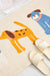 Dogs at Play Cream Ground Bedroom Mat