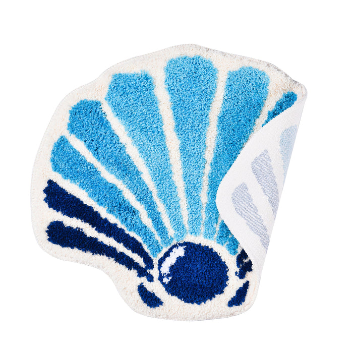 Blue Shell Bath Mat 27.1″x 31.5″ or 69x80 cm Clearance Sale