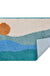 Blue Ocean Wave Bath Mat