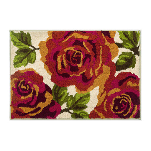 Traditional Rose Bath Mat