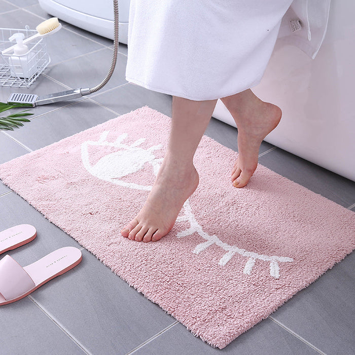 Eye Closed Bath Mat