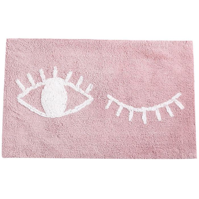 Eye Closed Bath Mat