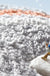 Feblilac White Golden Shell Bath Mat, Ocean Theme Bathroom Rugs Mat, Nature Non Slip Tufted Yarn Bath Mat, Ultra Soft Floor Bath Rug, Cute Small Door Mat for Indoor Entryway Shower Tub Decor
