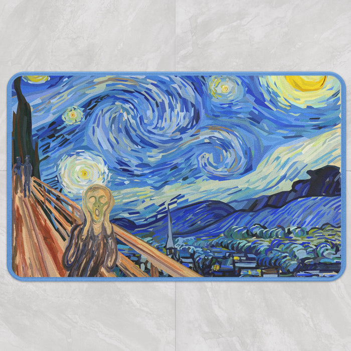 The Dazzling Starry Sky Bath Mat