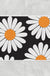 Feblilac White Daisy Green Bath Mat