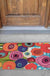 Colorful Flower Garden PVC coil Door Mat @Joy's design