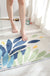 Feblilac Flying Leaves Bath Mat