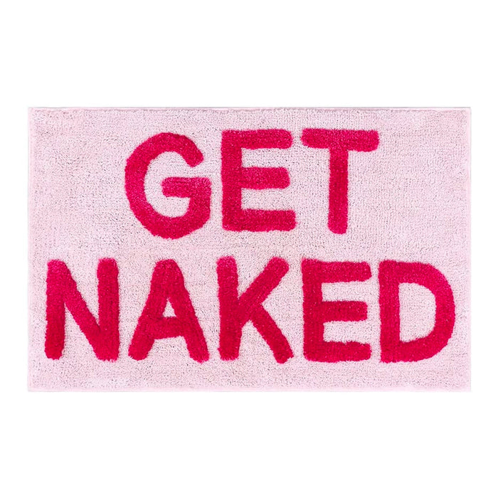 Pink Get Naked Bath Mat