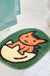 Green Eggshell Dinosaur Bath Mat