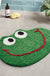 Green Smiling Frog Bath Mat