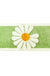 Feblilac Blue/Green/ Grey Daisy Runner Mat for Bedroom Bathroom, 50x120cm / 20"x47"