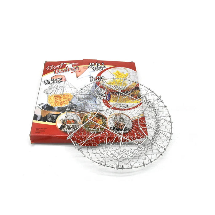  Hot Sale 304 or 201 Stainless Steel Mesh Cooking Net Gadgets Basket for Fried Food or Store Fruit and Snacks