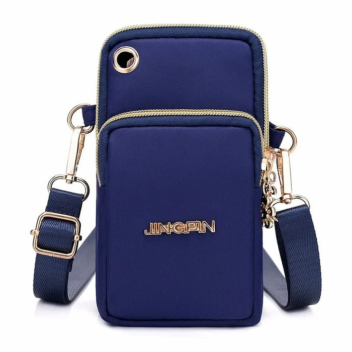 Casual Waterproof Nylon Crossbody Bags Women Messenger Shoulder Bag Female Small Cell Phone Handbags Purses Sports Pouch Bag