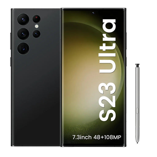 2023 New Mobile Phones S23 Ultra 7.3 inch 16GB+1T 4G 5G Smartphones With Stylus 5 Cameras Face ID Unlocked Cellphones