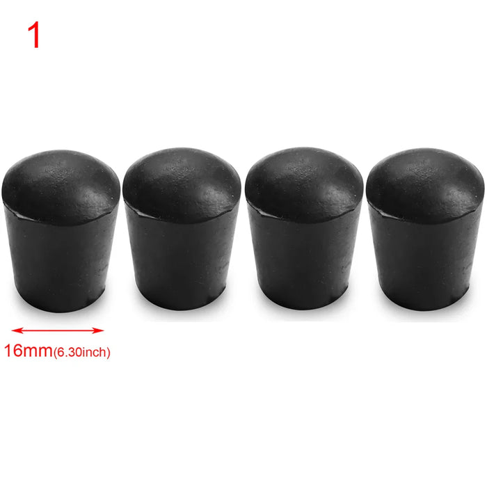 4pcs Floor Protectors Leg Caps Feet Pads Furniture Table Covers Socks Floor Protectors Round Bottom Non-Slip Cups