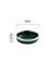  Supplier Dinnerware Full Dinner Sets 18 pcs White Green Royal Ceramic Dinner Set For Restaurant