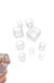 4pcs/set Transparent Round Chair Leg Caps Rubber Feet Protector Pads Covers Socks Plugs Cover Furniture Leveling Feet Home Decor