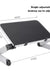 Adjustable Laptop Desk Stand Portable Aluminum Ergonomic Lapdesk For TV Bed Sofa PC Notebook Table Desk Stand With Mouse Pad