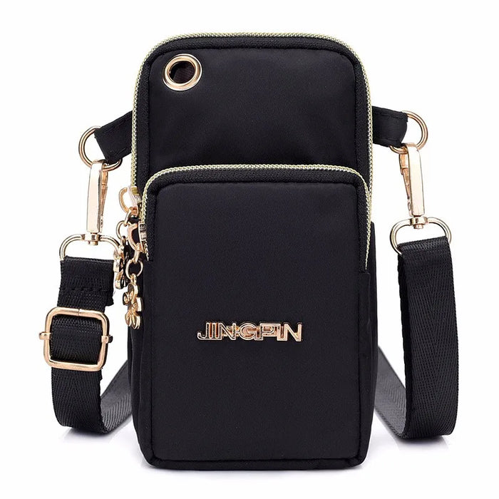 Casual Waterproof Nylon Crossbody Bags Women Messenger Shoulder Bag Female Small Cell Phone Handbags Purses Sports Pouch Bag