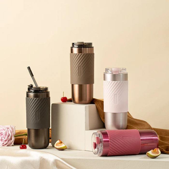 520ml Camping Water Bottle Insulated Termo Stainless Steel Tea Coffee Vacuum Flask Thermo Cups With Filter Mugs