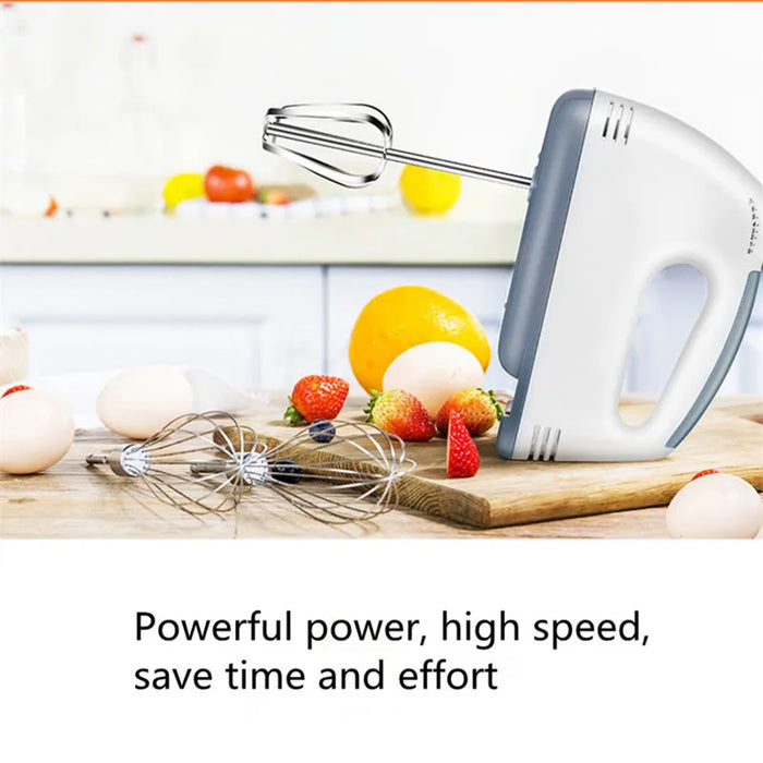 Electric Handheld Egg Beater Whisk Blender Home Kitchen Food Mixer 7 Speed Food Mixer Table Stand Cake Dough Stir Mixer