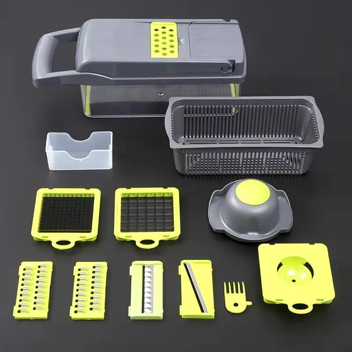 Drop Shipping Multi-functional Plastic Manual Food Shredder Salad Cutter Vegetable Chopper Kitchen tools